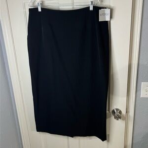 Kasper Black Classic Pencil Skirt